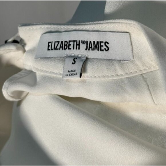 Elizabeth & James Womens Size S Ivory Sleeveless High-Low Layered Tank Top With - Picture 5 of 6